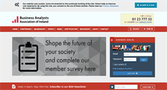 Desktop Screenshot of businessanalyst.ie