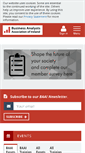 Mobile Screenshot of businessanalyst.ie
